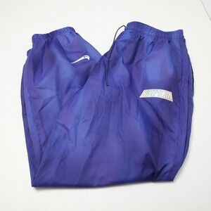 Nike Joggers Womens Medium Purple Tie Dye Woven Loose Fit Elastic Waist